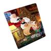 American Curl Cats and Kittens Sleeping with Santa Large Refrigerator/Dishwasher Magnet RMAG87954 (8.7" x 11.5") view 1