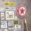 American Art Decor Dome Shaped Metal Wall Art Sign - Retro Room Decor for Bar, Man Cave, Garage, Game Room, Bedroom & More (Texaco, 15.5 x 15.5 x 1) view 2