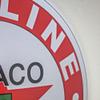 American Art Decor Dome Shaped Metal Wall Art Sign - Retro Room Decor for Bar, Man Cave, Garage, Game Room, Bedroom & More (Texaco, 15.5 x 15.5 x 1) view 3