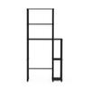 Furinno Turn-N-Tube Over The Toilet Storage, 5 Shelves Bathroom Organizer Space Saver Rack, Espresso/Black view 4