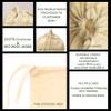 4x6 Inches Natural Cotton Reusable Produce Muslin Bags  Multipurpose Drawstring Storage Pouch for Everyday Use (100) view 4