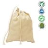 4x6 Inches Natural Cotton Reusable Produce Muslin Bags Multipurpose Drawstring Storage Pouch for Everyday Use (50) view 4