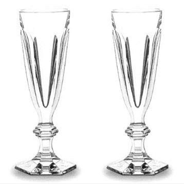 Baccarat Crystal Harcourt 1841 Champagne Flute - Clear - Set of 2