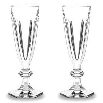 Baccarat Crystal Harcourt 1841 Champagne Flute - Clear - Set of 2