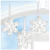 Amscan Dazzling Silver 3-D Multi-Pack Snowflakes - 4.5 x 5 (Pack of 3) - Glittery Foam Decor - Eye-catching Holiday Ornaments - Perfect for Christmas & Festive Displays view 1