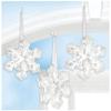 Amscan Dazzling Silver 3-D Multi-Pack Snowflakes - 4.5 x 5 (Pack of 3) - Glittery Foam Decor - Eye-catching Holiday Ornaments - Perfect for Christmas & Festive Displays view 2