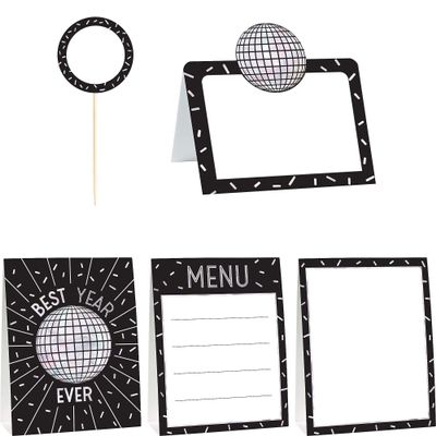 Amscan 410096 New Year Disco Ball Drop Mini Buffet Decorating Kit, 1 kit