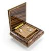 Floral Arrangement with Lady Bug Wood Inlay 18 Note Musical Jewelry Box - Many Songs to Choose - Rock Around The Clock view 2