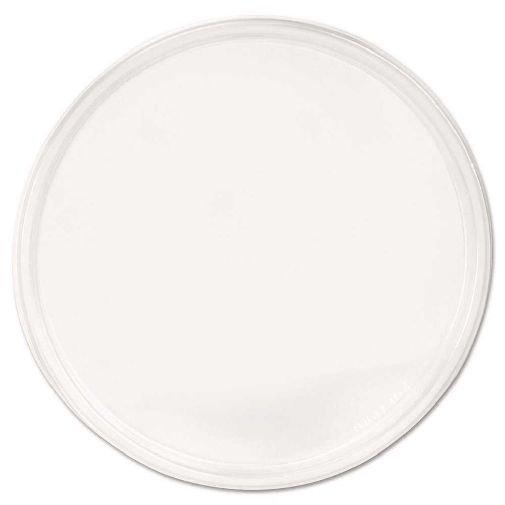 Fabri-Kal Polypro Microwavable Deli Container Lids, Clear, 500/Carton