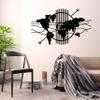 archtwain Decorative World Map - Metal Wall Decor Home Office Decoration, Bedroom Living Room Decor Sculpture (18.11 x 30.71 inch) view 2
