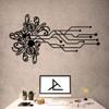 Archtwain Butterfly Effect - Metal Wall Decor Home Office Decoration, Bedroom Living Room Decor, Sculpture (43.31 x 23.62 inch) view 1