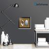 ArtToFrames Collage Photo Frame Double Mat with 2-5x7 Openings with Satin Black Frame and El Dorado mat. view 2