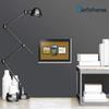 ArtToFrames Collage Photo Frame Double Mat with 3-3.5x5 Openings with Satin Black Frame and El Dorado mat. view 2