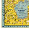 1947 Lake Tahoe and Woolly Nevada Hysterical Pictorial Map Comic Poster Reprint 8793 view 3