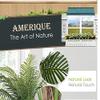AMERIQUE Gorgeous & Massive 6' Bamboo Trees Artificial Silk Plant, with Nursery Plastic Pots, Feel Real Technology, Super Quality, Emerald Green view 2