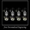 Jones English Family Coat of Arms 27oz Beer Stein Set of 4 - Personalized Heraldic Engraving view 4