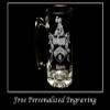 Davis English Family Coat of Arms 27oz Beer Stein Set of 4  Personalized Heraldic Engraving view 2