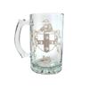 Lee Family Coat of Arms 27oz Beer Stein Set of 4  Personalized Heraldic Engraving view 2