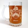 Moore English Family Coat of Arms 27oz Beer Stein Set of 4  Personalized Heraldic Engraving view 3