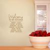 Welcome to My Kitchen Wall Decal, Funny Cooking Kitchen Wall Quote Sticker | 22 Wide x 30 Tall | Black | Pick Your Color & Size view 4