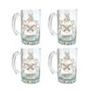 Anderson English Family Coat of Arms 27oz Beer Stein Set of 4: Free Shipping & Personalized Engraving view 1