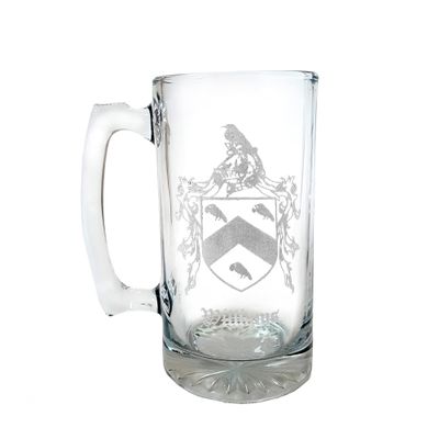 Williams English Coat of Arms Beer Stein  27oz Engraved Personalization