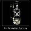 Anderson English Family Coat of Arms 27oz Glass Stein  Personalized Heraldic Engraving view 3