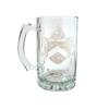 Robinson English Coat of Arms 27oz Beer Stein Set of 4  Engraved Family Crest Glassware, Personalized view 2