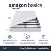 AmazonBasics Mattress Foundation/Smart Box Spring - 5", Full view 2