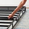 Amazon Basics Sturdy Smart Box Spring Bed Base, 5-Inch Height Mattress Foundation, Strong Support for All Mattress Types, Tool-Free Easy Assembly, Twin, 74" x 38" x 5", White view 4
