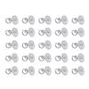 Yosoo Clear Pins,Transparent Plastic Head Screw Nail Sewing and Home Sofa Decor for Upholstery, Couch, Bedskirts and Slipcovers (50-Pack) view 1