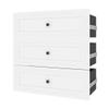 Bestar Versatile 3 Drawer Set for Versatile 36W Closet Organizer in white view 1