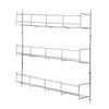 GGGarden GGGarden 3 Tiers Kitchen Spice Rack Cabinet Wall Mount Storage Shelf Pantry Holder Kitchen Storage Rack view 2