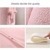 ERHANG Reading Pillows Headboard Cover Protector Bedside Dust-Proof Cover Solid Wood Hard Bed Thicken Anti-Collision All-Inclusive Bed Backrest Cushion,Beige-15060cm view 4