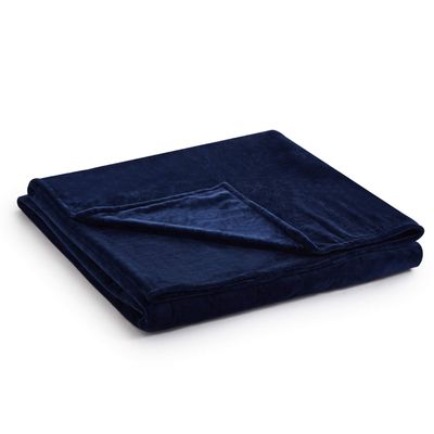 RelaxBlanket 60''x80'' Duvet Cover for Weighted Blanket | Premium Super Soft Minkey | Navy