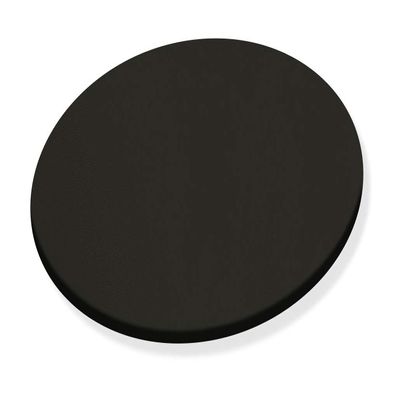Lazy Susan 18" Round Turntable Caddy Kitchen Organizer/Spinning Game Board/Monitor Stand Covered in Your Choice of a Colored Vinyl (Black Vinyl)