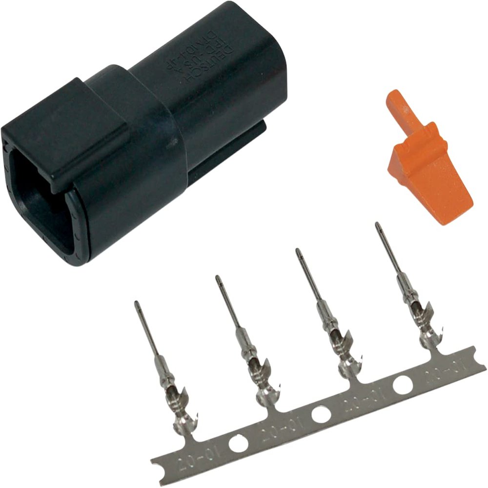 Namz Custom Cycle Connector Kit [4-Position, 74104-98BK] - (MDR-4B)