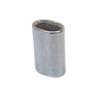 MH GLOBAL 10 Pieces Chamfer 3/16 Inch SS 316 Marine Wire Rope Oval Crimping Sleeves view 2