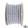 Paracord Planet Natural Twisted Cotton Rope (1/2 Inch, Grey, 50 Feet) - USA Made - Strong Triple-Strand Rope for Pet Toys, Sports, Home Dcor, Macram, Crafts, Indoor and Outdoor Use view 2