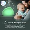 Pure Enrichment PureBaby Cloud Ultrasonic Cool Mist Humidifier Quiet Variable Mist for up to 24 Hrs Ideal for Baby Nurseries & Kids Bedrooms to Relieve Congestion Colds & Coughs, Night Light, BPA-Free view 2