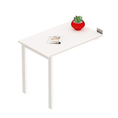 Desk for Small Spaces Wall Table Folding | Coffee Bar Table | Kitchen Dining Table | Office Computer Workstation Table White (Size : 806075cm)