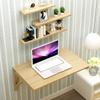 Desk for Small Spaces Wall Table Computer Desk Kitchen Dining Table Wall Integrated Desk Office Computer Workstation Table (Size : 6040cm) view 2