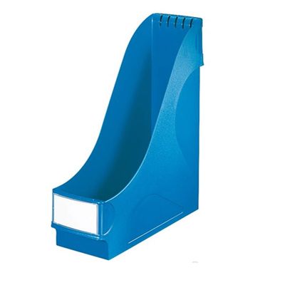 Pack of 8 Standard Magazine Racks, Width 90 mm, Polystyrene Shock, Blue