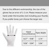 ENPOINT 10 Pairs Archival Photo Gloves, White Work Gloves for Handling Art Working Photography Womens Cloth Gloves Liners Bulk for Handling Jewelry, Film, Photo, Coin Metal Inspection Men & Women view 3