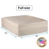 Dream Solutions USA Comfort Pedic Firm PillowTop (Eurotop) Mattress Set with Bed Frame Included (Full Size) - Sleep System with Enhanced Foam Encased Support, Longlasting Comfort view 2