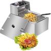 MAZORIA Bhavya Enterprises Steel Electric Deep Fryer (6 L, Silver) view 1
