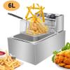 MAZORIA Bhavya Enterprises Steel Electric Deep Fryer (6 L, Silver) view 4