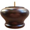 3.5" Sofa Legs, Traditional, Dark Brown Finish, Set of 4 view 1