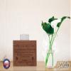 LifeSong Milestones Personalized Pet Memorial Sympathy Votive Funeral Candle Holder Cherry Wood Keepsake Gift Ideas for pet 3.75 x 3.75 x 2.75 (I Know in Time You Will See) view 2