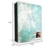 Decorative Key Storage Cabinet with Glass White Board K10A: Abstract Messy Texture view 3